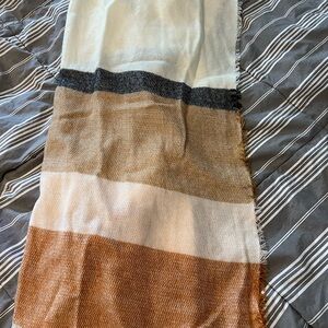Striped Scarf in Neutral Tones